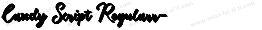 Candy Script Regularr字体转换
